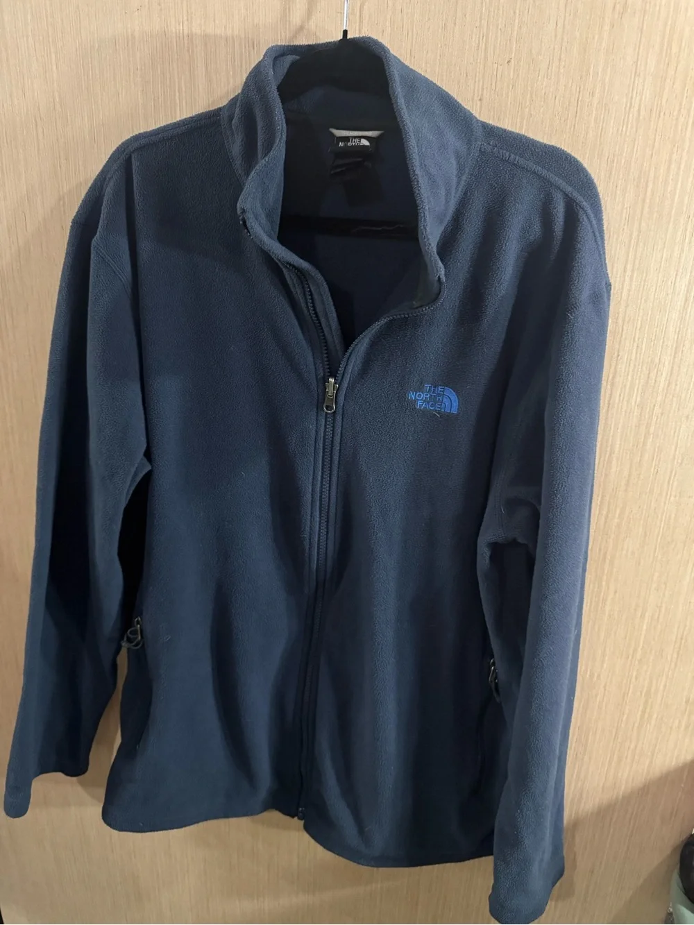 The North Face Men’s Navy Blue Full-Zip Fleece Jacket Size XL